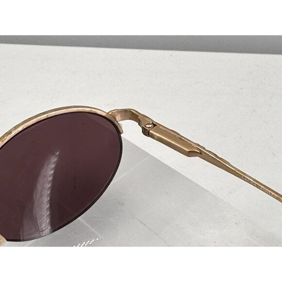 Laura Ashley Vintage Samantha Gold Tone Oval Eyeglasses 50-19-135 (M) - Picture 9 of 14